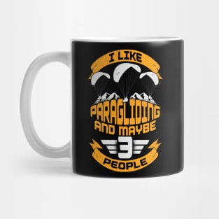 Funny Paragliding Paraglider Gift Mug